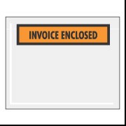 Invoice Enclosed Orange Partial Face Back Loading 4-1/2 X 5-1/2" 1000/Cs