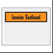 Invoice Enclosed Orange Partial Face Back Loading 4-1/2 X 6" 1000/Cs