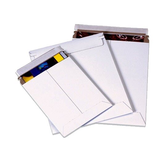 12-3/4 X 15" #4 White Stayflat Self-Seal Mailer 100/Cs