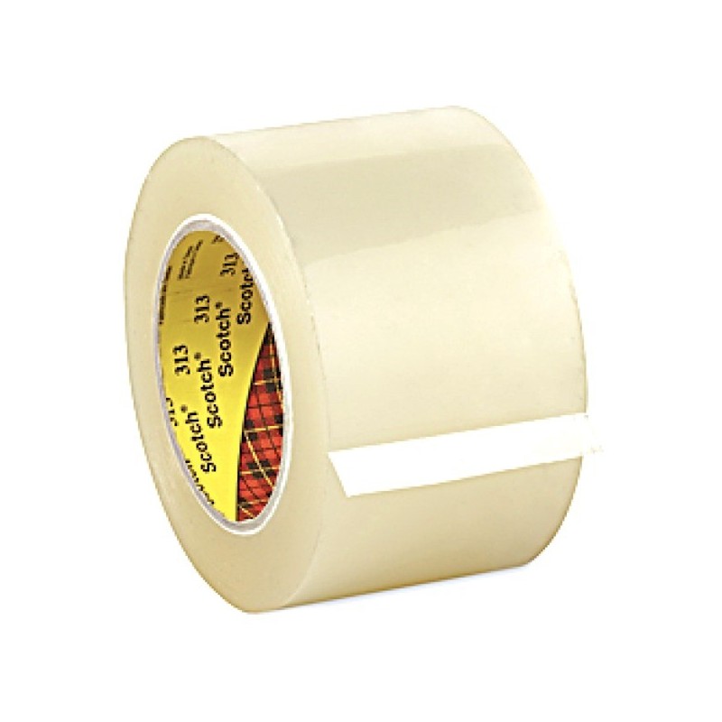 313 72Mm X 100M Clear Acrylic Box Sealing Tape 24Rl/Cs