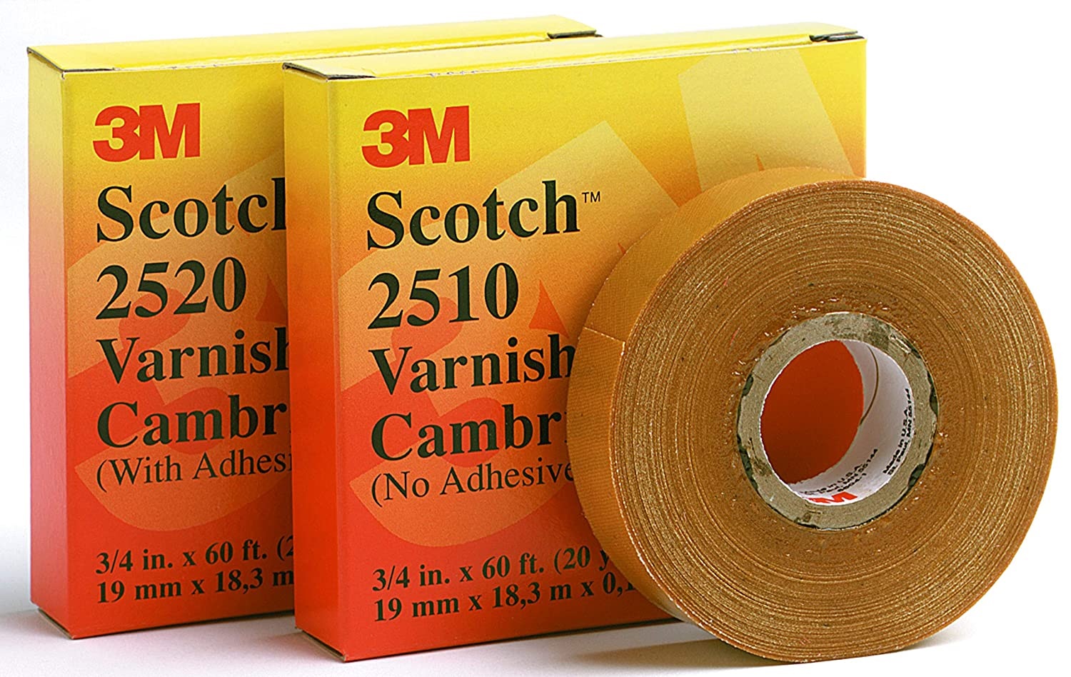 2520 1" X 36Yd Electrical Insulating Varnished Cambric Tape 36/Cs
