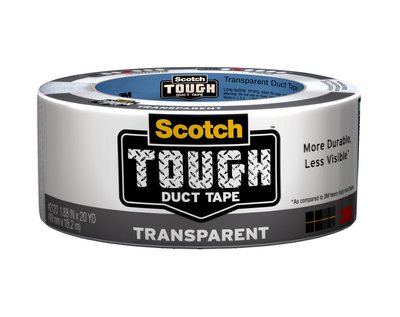 2120 48Mm X 18.2M Tough Transparent Duct Tape 12Rl/Cs