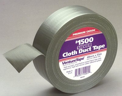 1500 48Mm X 55M Black Duct Tape 24Rl/Cs