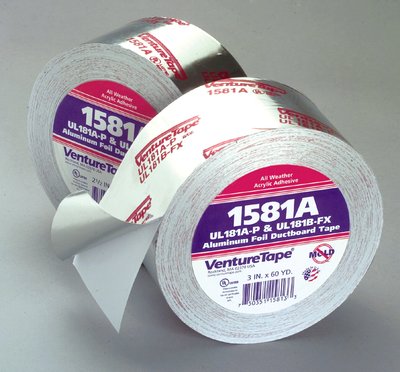 1581A 2-1/2" X 60Yd 2Mil Foil Tape 20Rl/Cs