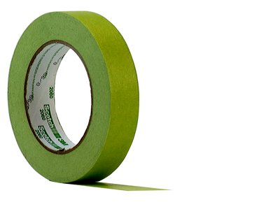 2060 1" X 60Yd Green Lacquer Masking Tape 36Rl/Cs