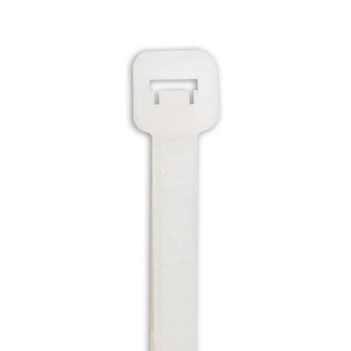 15" Cable Ties Natural/Nylon Tamper Proof 50Lb 1000/Bx