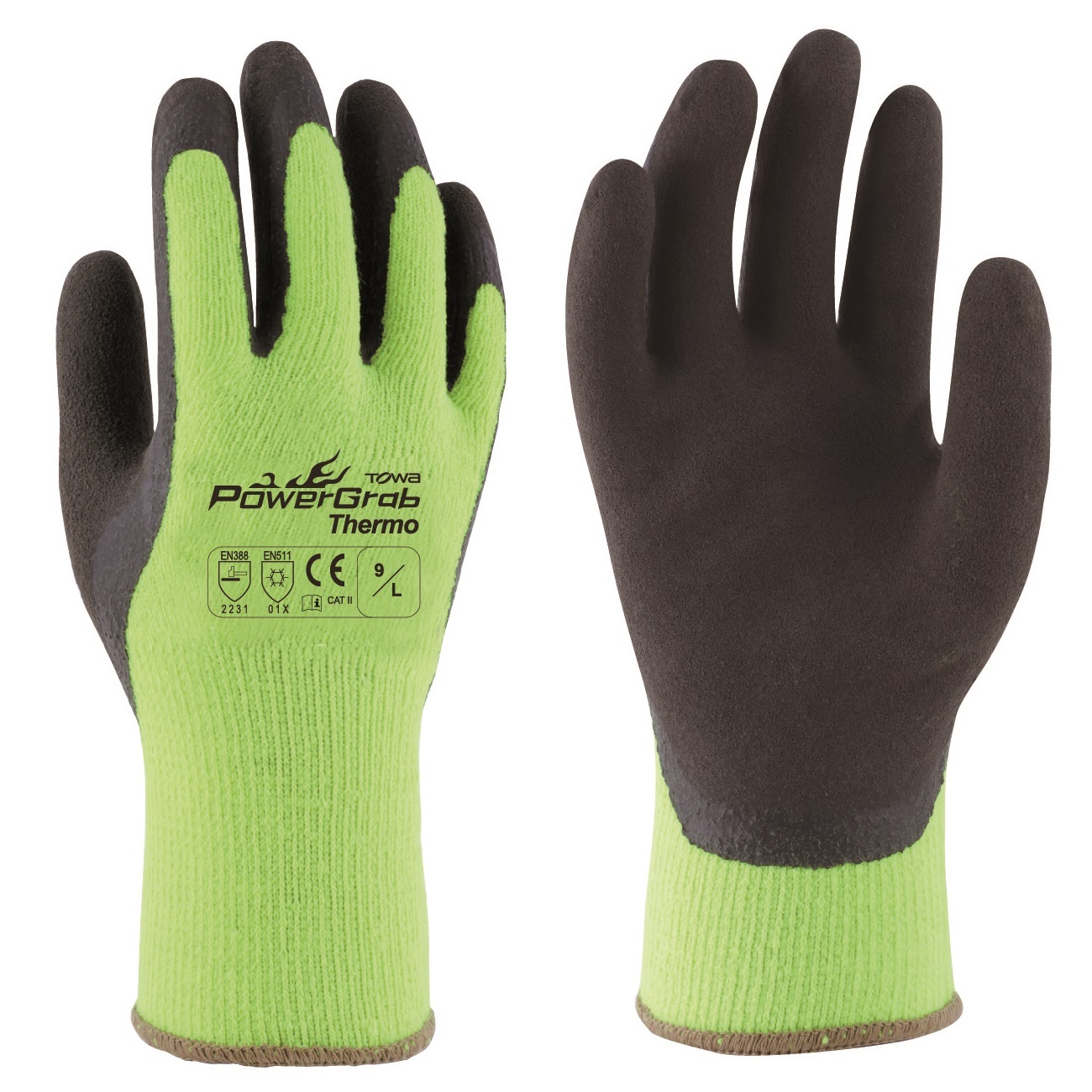 Powergrab Thermo Thermal Lined Gloves Large 12/Bg 6Bg/Cs